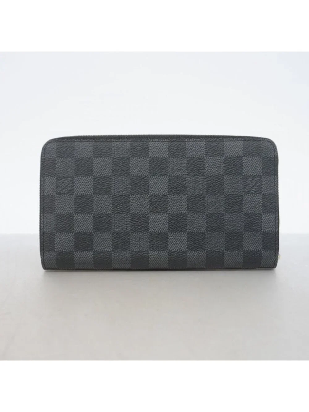 Louis Vuitton Wallet Damier Graphite Zippy Organizer Black Gray